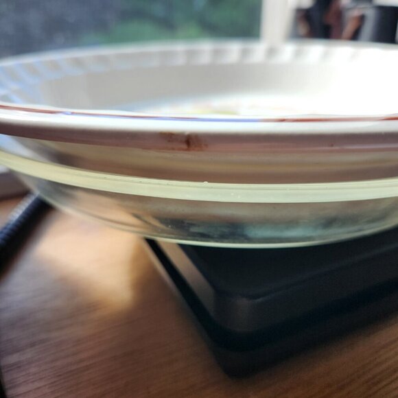 Manoir Collection Strawberry Pie Recipe Pie 10" Plate Stoneware made in Korea. - Picture 8 of 9